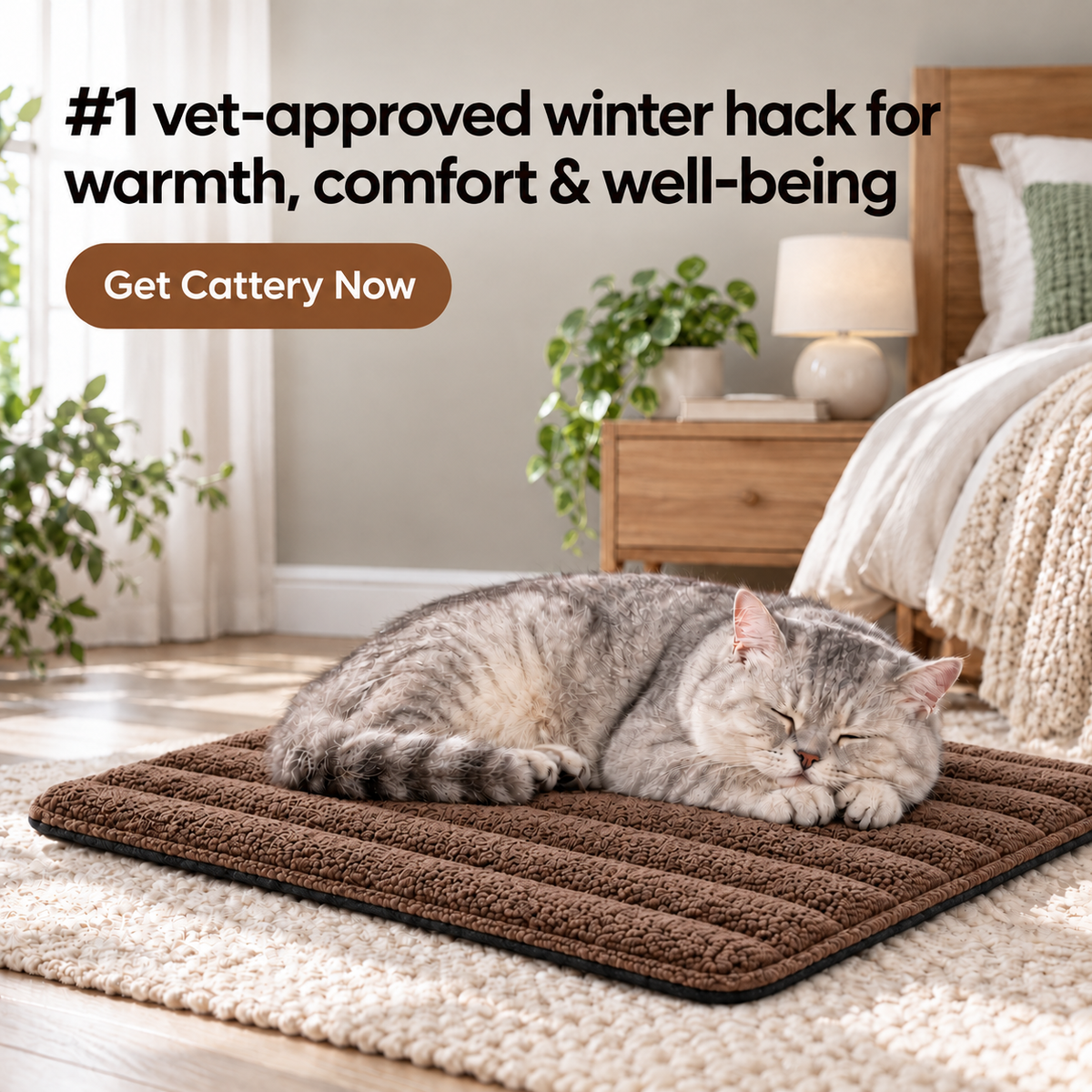 Cattery Self-Warming Cat Comfort Mat